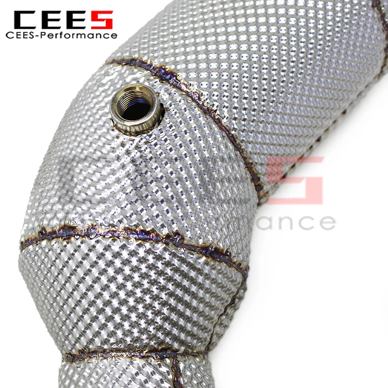 cees Performance Sport Downpipe for DBS 5.2L 2019-2024 SUS304 Stainless Steel Exhaust Downpipe Car Tuning Exhaust Pipe System