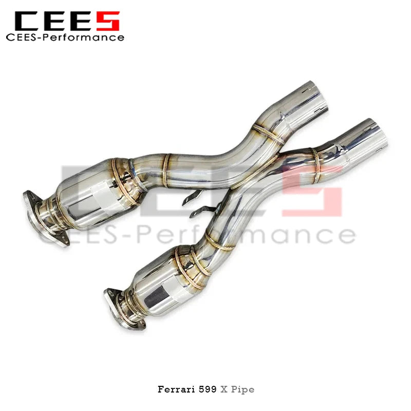 cees for Ferrari 599 6.0L 2006-2015 Valved Sport Exhaust System