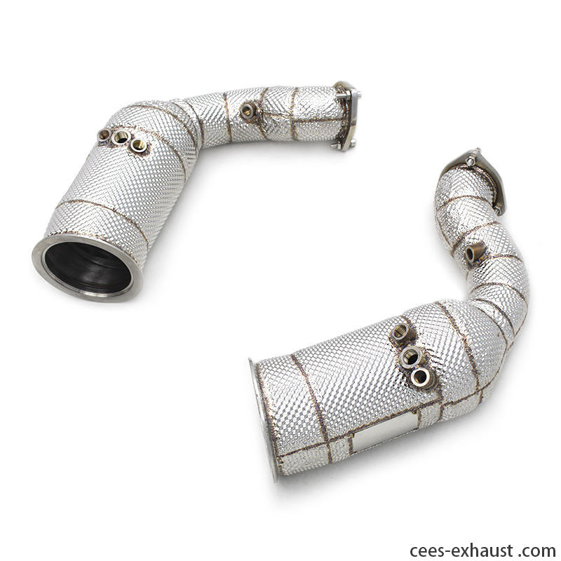 Audi RSQ8 Stainless Steel Catted Header Downpipe Exhaust System