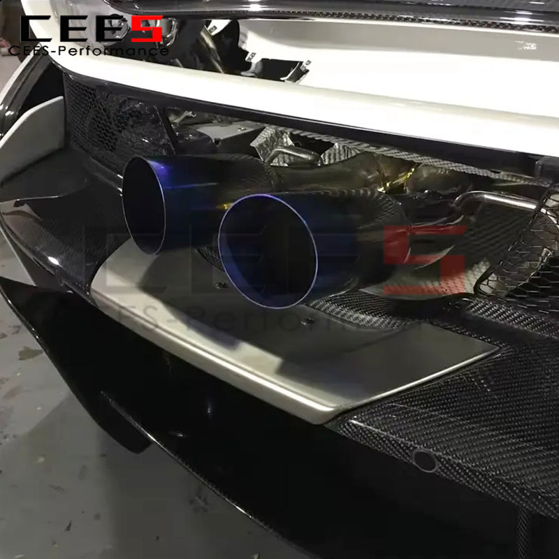 CEES Catback Exhaust for Mclaren P1 3.8 Hybrid 2013- Stainless Steel Performance Exhaust Valve Control Gold-plated ExhaustSystem