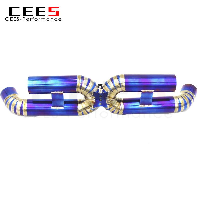 Catback Exhaust System For PORSCHE 911 992 Turbo S 3.8T 2020-2023 Titanium Exhaust Pipe Downpipe without catalyst with GPF/OPF