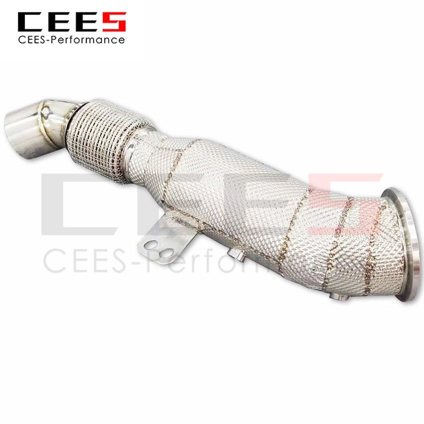 CEES Exhaust System For BMW 840 B58 Downpipe Headers Headers With Catalyst Test Pipe Converter High Flow Catted Car Accessor