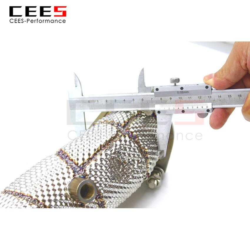 CEES Exhaust System For Lamborghini URUS Headers With Catalyst Test Pipe Converter High Flow Catted Downpipe Car Accessories