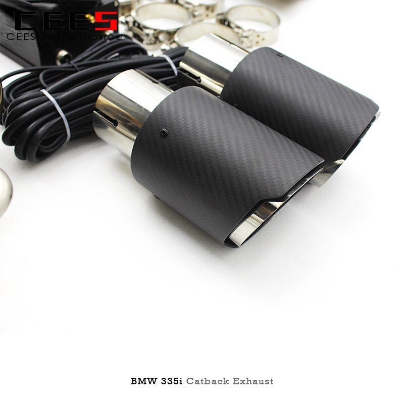 CEES Catback Exhaust For BMW 335 f30 3.0T 2012-2016 Stainless Steel Exhaust Pipe sport valve Muffler Exhaust System