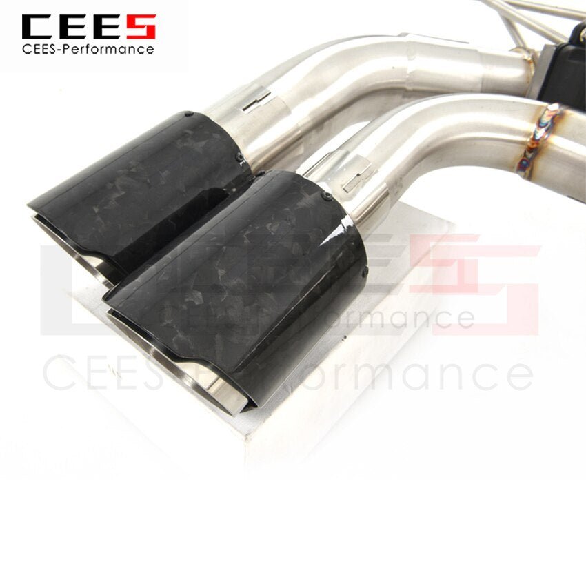 CEES Exhaust System For BMW X5M 4.4T Catback Stainless Steel Valve Muffler Catback Escape Tubo Escape Coche Car Parts