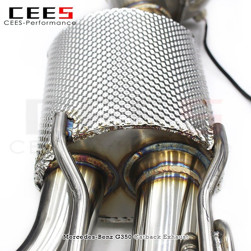 Catback Exhaust For Mercedes-Benz G350D W463/W464 3.0T 2014-2019 Exhaust Pipe 304 Stainless Steel escape Exhaust System