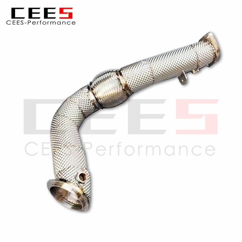 CEES Exhaust System For BMW TH7 730 740 Downpipe Headers Without Catalyst Nocat Manifold Stainless Steel Car Accessories