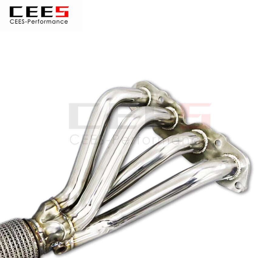 CEES Exhaust System For Mazda Atenza 2.5L 2014 Headers Stainless Steel Test Pipe No cat Downpipe Stainless Steel