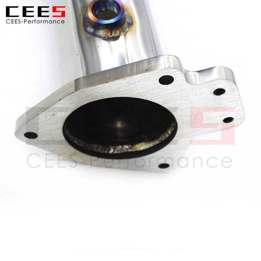 CEES Exhaust System For Corvette C8 Headers Without Catalyst No cat Downpipe Manifold Stainless Steel Car Accessories