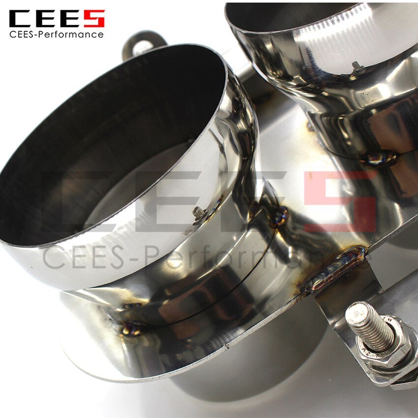 CEES Exhaust System For Ferrari 458 Stainless Steel Tips Tail Throat Sortie Echappement Voiture Upgrade Car Accessories