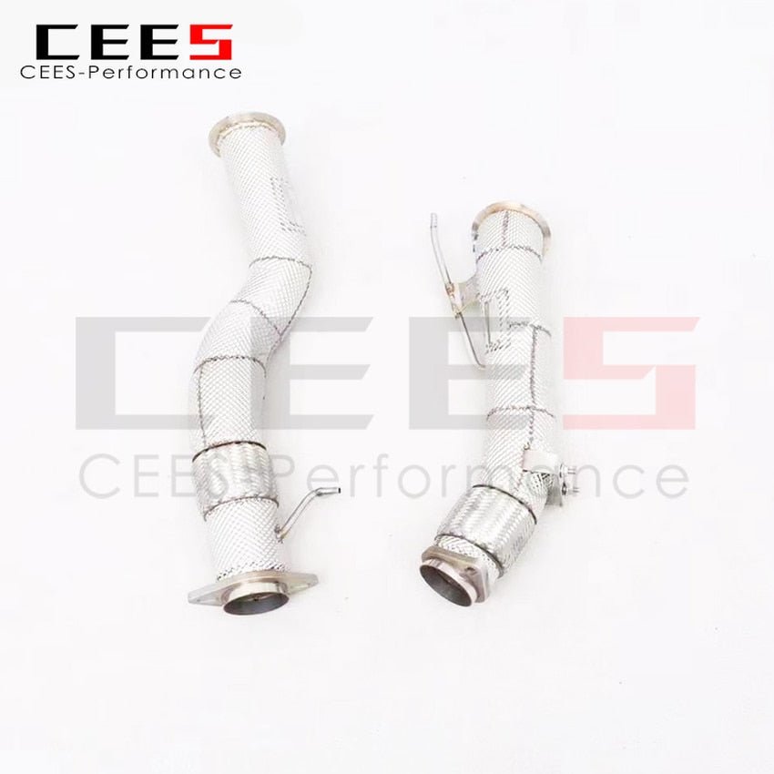 CEES Exhaust System For BMW X3M F97 3.0T Downpipe Headers With Catalyst Test Pipe Converter High Flow Catted Stainless Steel