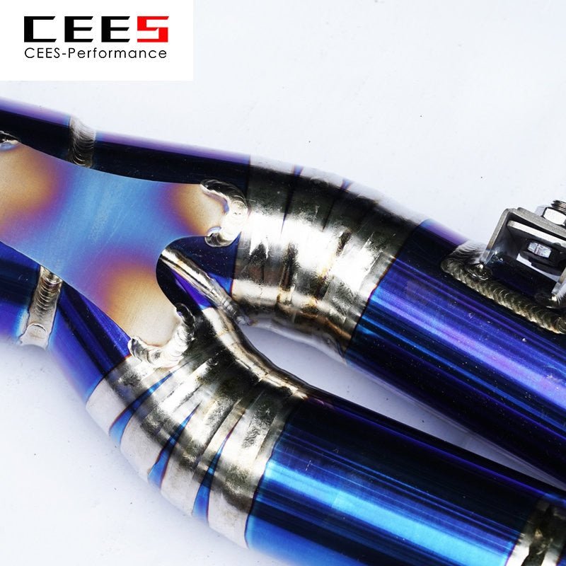 CEES Catback Exhaust For AUDI TTRS RS3 8J/8S 2.5T 2009-2022 Titanium alloy Exhaust Pipe High Performance Car Exhaust System