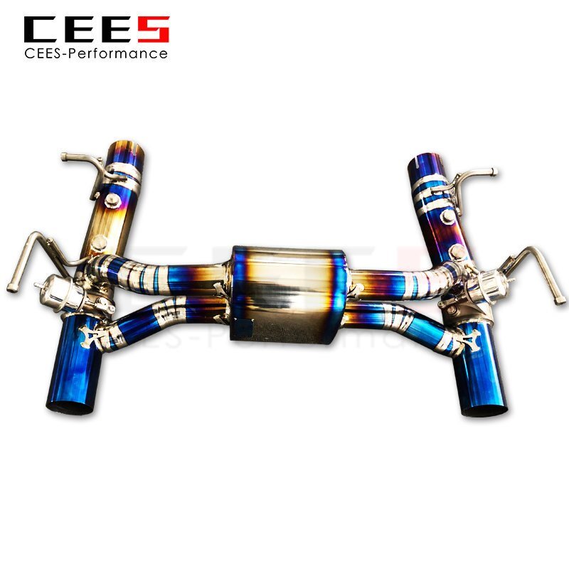 CEES Catback Exhaust for Ferrari F8 Spider 3.9 2019- Automotive Performance Accessories Titanium Alloy Pipe Exhaust Downpipe
