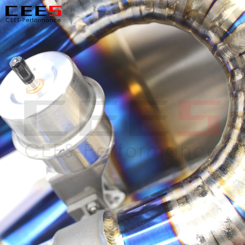 CEES For Lamborghini Gallardo 5.2 LP560 Upgrade Titanium Alloy Exhaust System CatbackPipe Valve Control Downpipe