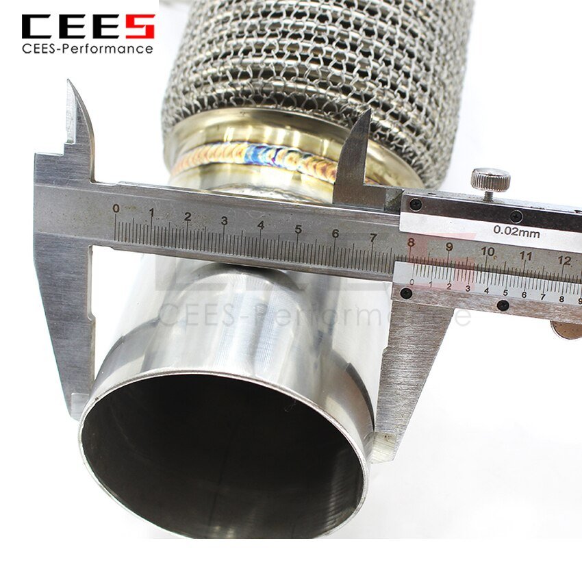 CEES Exhaust System For BMW 535i N55 3.0T Headers Without Catalyst No cat Downpipe Manifold Stainless Steel Car Accessories