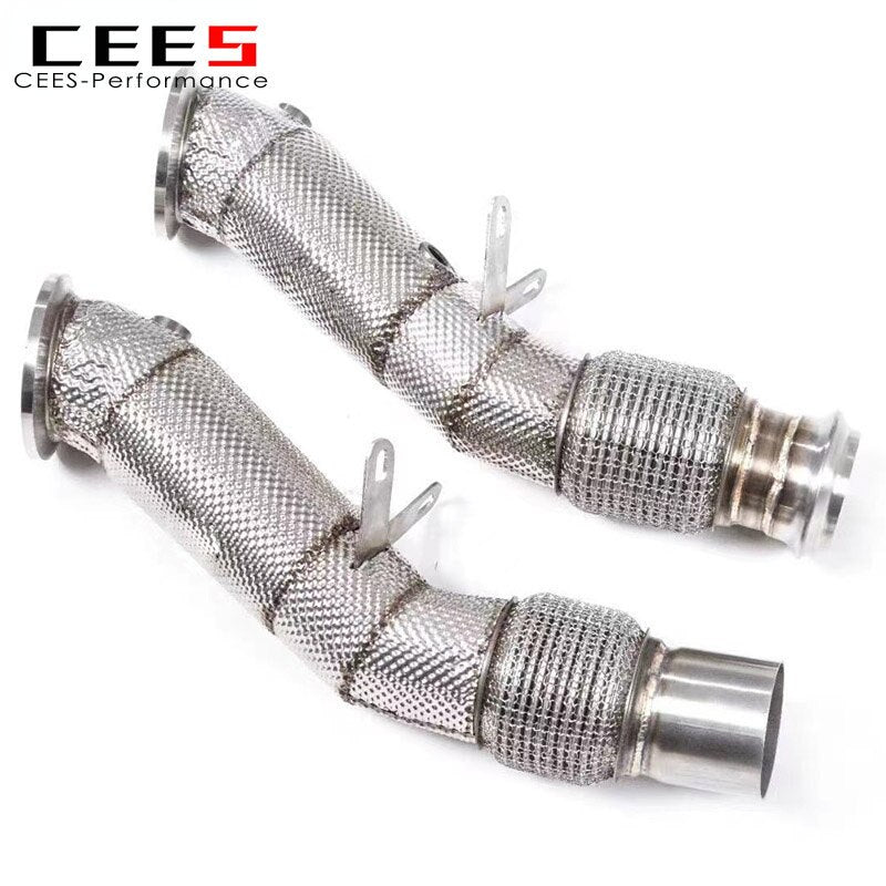 CEES Downpipe for BMW Z4 G29 B48 2.0T 19-2022 High Performance Catalytic Converter Catless Downpipe Stainless Steel ExhaustPipe