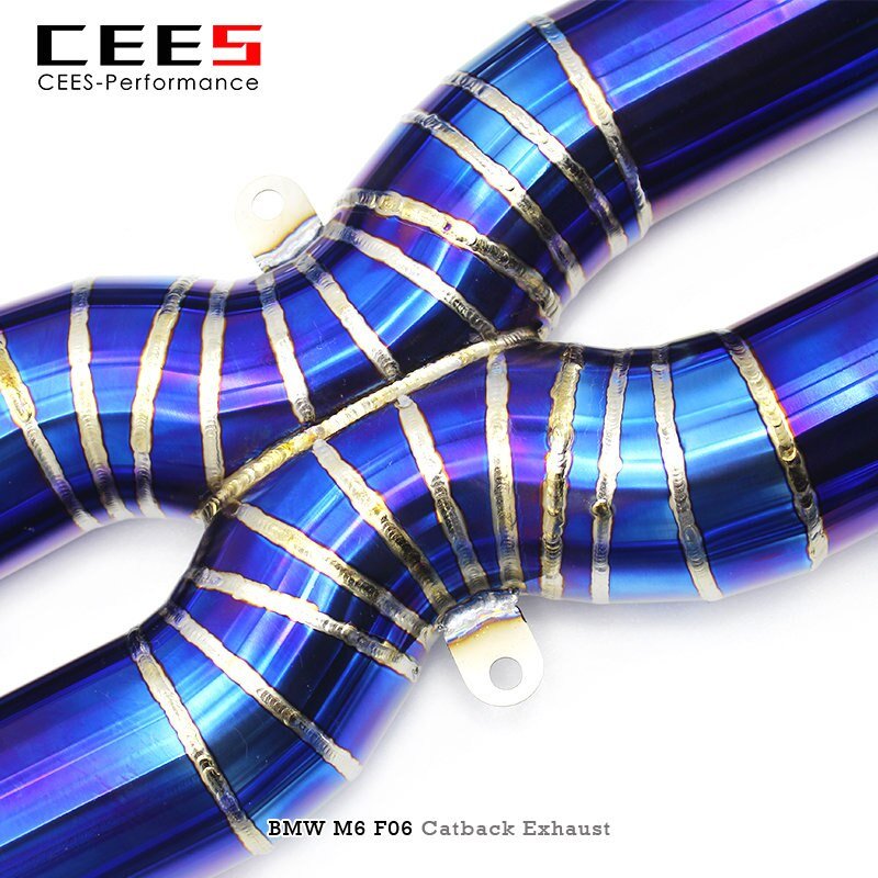 CEES Catback Exhaust For BWM M6 F06/F12/F13 4.4TT 2012-2016 Titanium alloy Exhaust valve control Exhaust System