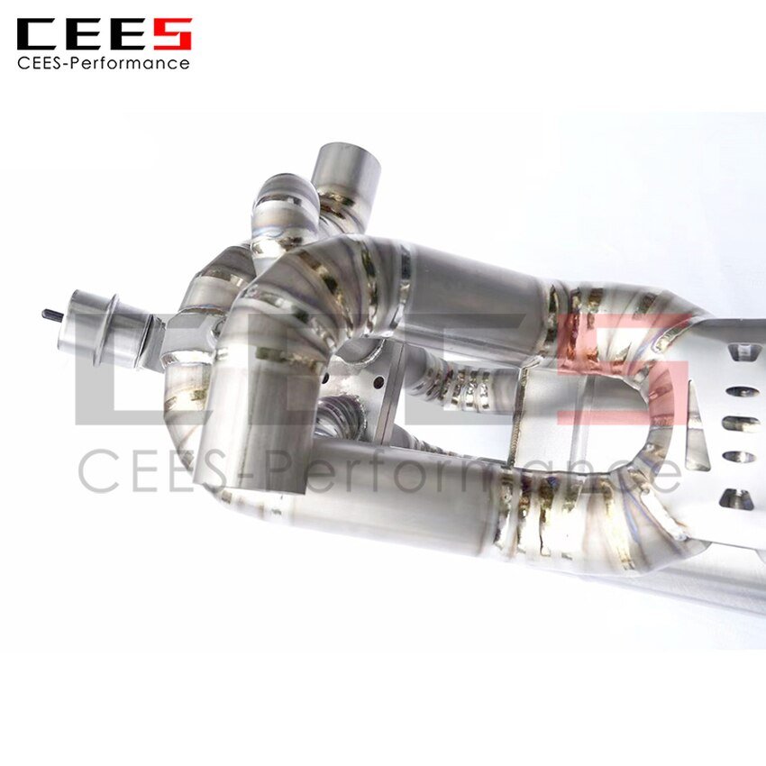 CEES Exhaust System For Ferrari F430 SC Performance Titanium Catback Valve Muffler Auto Modification Car Accessories