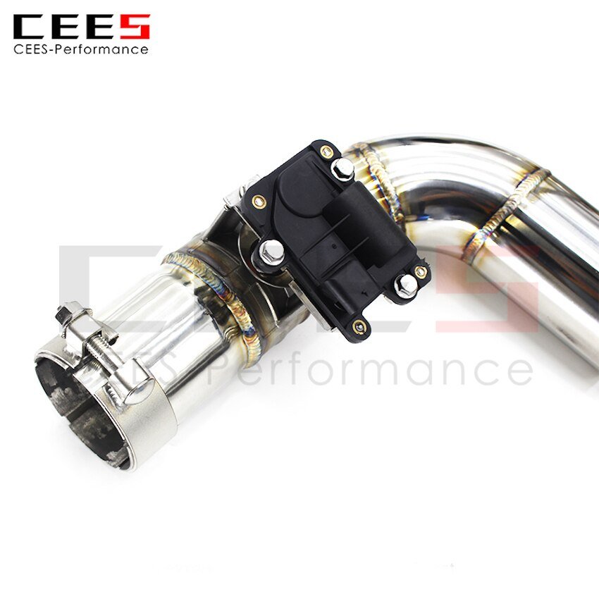 CEES Exhaust System For Corvette C8 Stainless Steel Performance Muffler Valve Catback Escape Tubo Escape Catback Exhaust