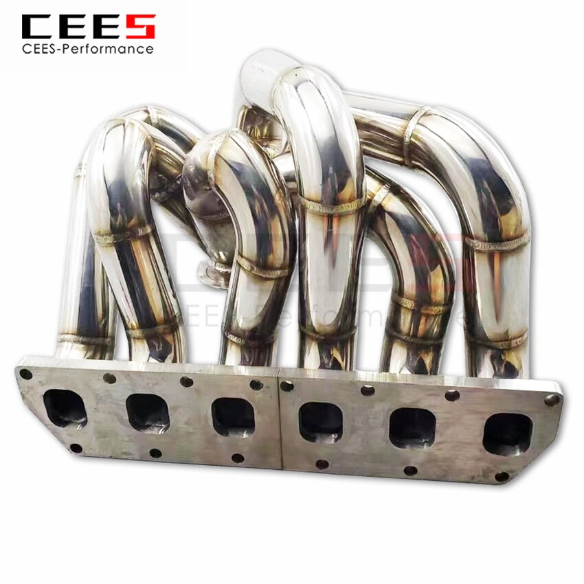 CEES Exhaust System For Volkswagen VW R32 Headers Stainless Steel Test Pipe No cat Downpipe Stainless Steel Car Parts