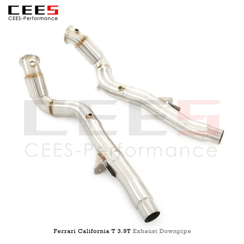 CEES Catback Exhaust X Pipe For Ferrari California T 3.9T 2012-2018 Tuning Performance Stainless Steel Exhaust System Downpipe