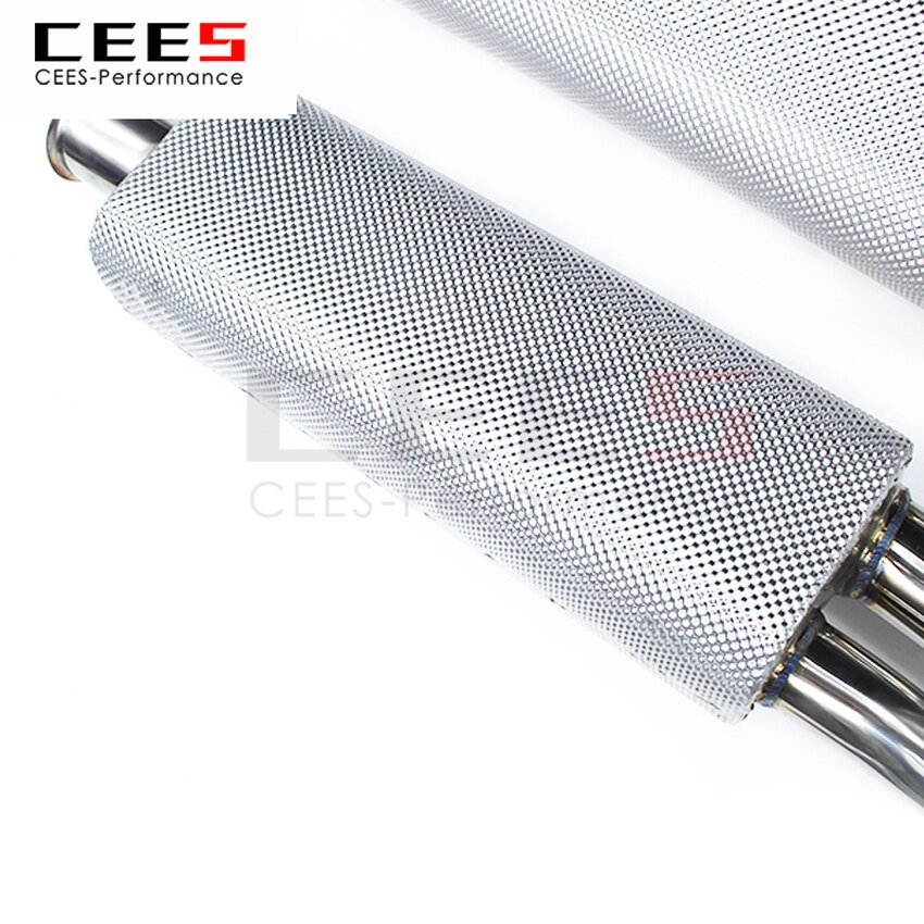 CEES Exhaust System For Mercedes Benz G500 G63 Stainless Steel Valve Muffler Catback Escape Tubo Escape Coche Car Parts