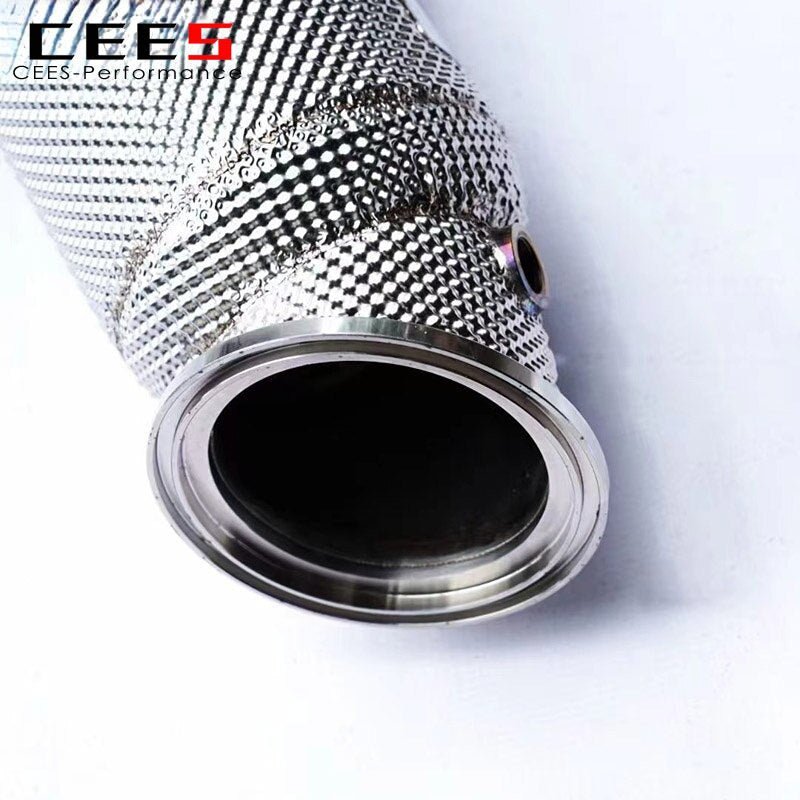 CEES Exhaust Downpipe for BMW X7 B58 3.0T G07 2019-2022 High Performance Catalytic Converter High Flow Catted Downpipe