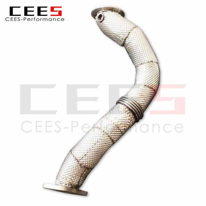 CEES Exhaust System For BMW X6 335 Headers With Catalyst Test Pipe Converter High Flow Catted Downpipe Car Accessories Escapamen