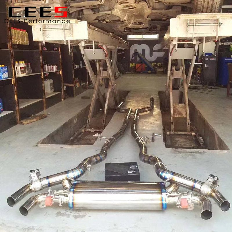 CEES Catback Exhaust For BMW TH7 750 4.0T G12 2018-2022 Racing Car Exhaust Muffler Pipe Stainless Steel Exhaust valve control