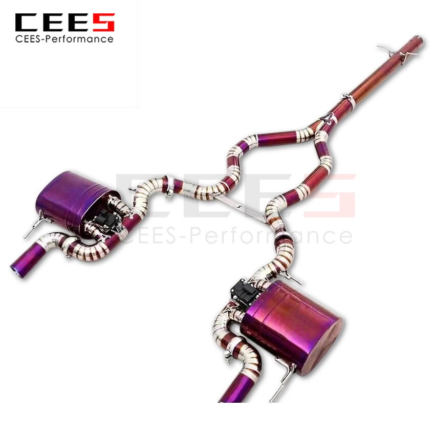 Exhaust System For Land Rover Range Rover Sport 3.0T L6 2019-2023 Titanium Tips Tail Throat Sortie Echappement Voiture Upgrade