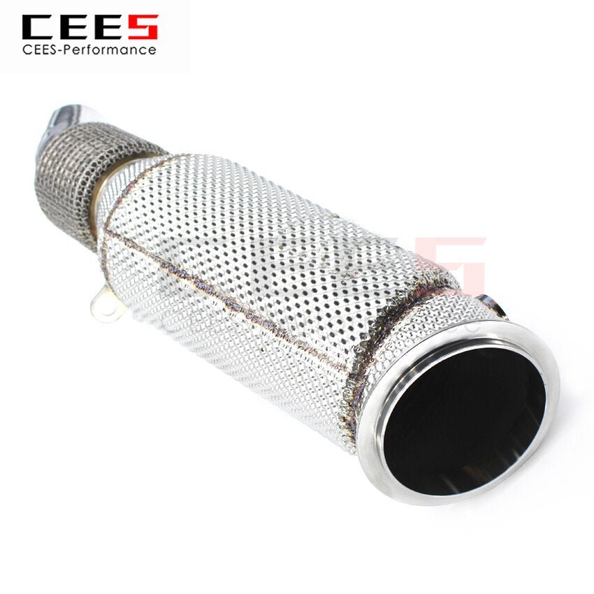 CEES Exhaust System For BMW 520 525 528 N20 Headers With Catalyst Test Pipe Converter High Flow Catted Exhaust Downpipe