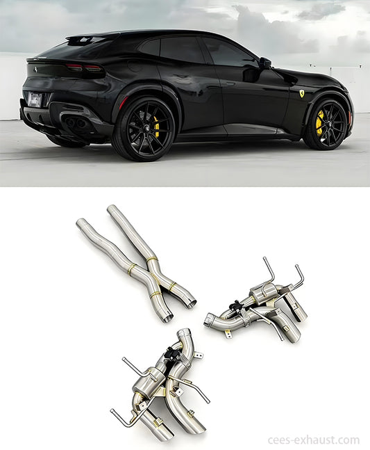 Ferrari Purosangue FUV Valved Sport Exhaust System