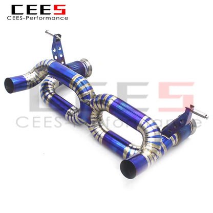 CEES Catback Exhaust for Lamborghini Huracan STO/EVO Spyder/Technica 5.2 2019-2020 SUS304/Titanium Exhaust Pipes Car Exhaust System