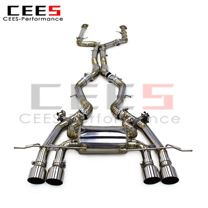 cees Catback Exhaust System For BMW M2 G87 2023 Exhaust Pipe Racing Muffler Escape Titanium/SUS304 Performance Exhaust valvetronic