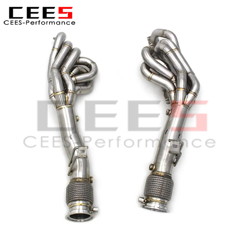 CEES Catback Exhaust for AUDI R8 5.2L 2015-2022 Tuning Performance Valve Mufflers Exhaust Assembly Car Accessories AutoAccessory