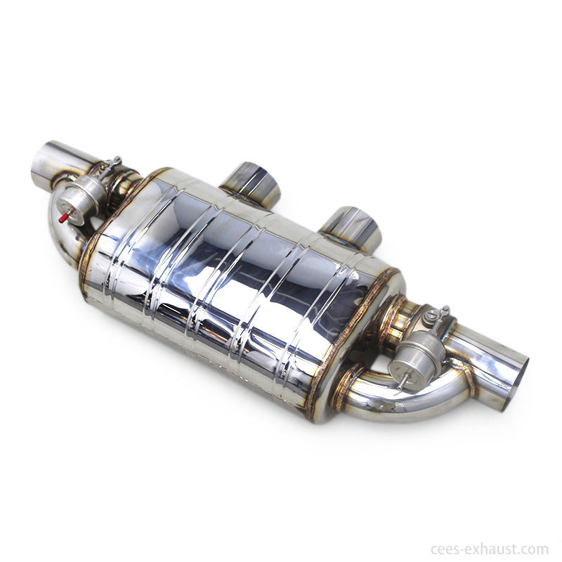 Universal Valved Muffler Kit Exhaust System