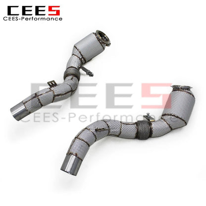 cees Catback Exhaust Pipes for BMW M850/M850i 4.4TT 2019-2023 Car Exhaust System Stainless Steel Exhaust Pipe Muffler Escape