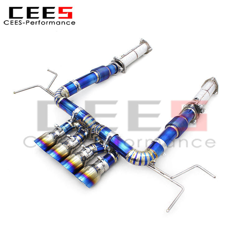 Chevrolet CORVETTE C8 Z06 2019-2025 Titanium Straight Pipe Exhaust System