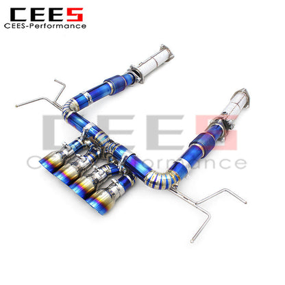 Chevrolet CORVETTE C8 Z06 2019-2025 Titanium Straight Pipe Exhaust System