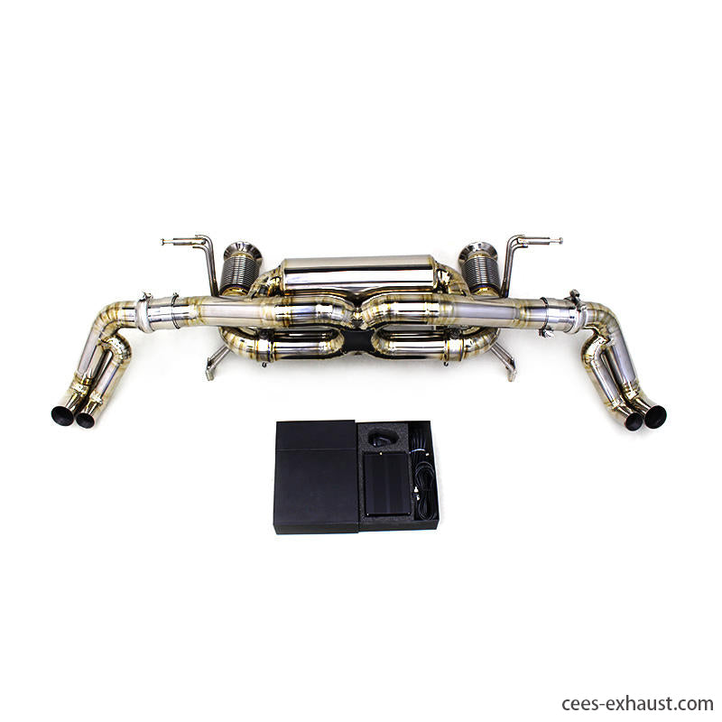 Audi R8 V10 5.2 Valved Sport Exhaust System
