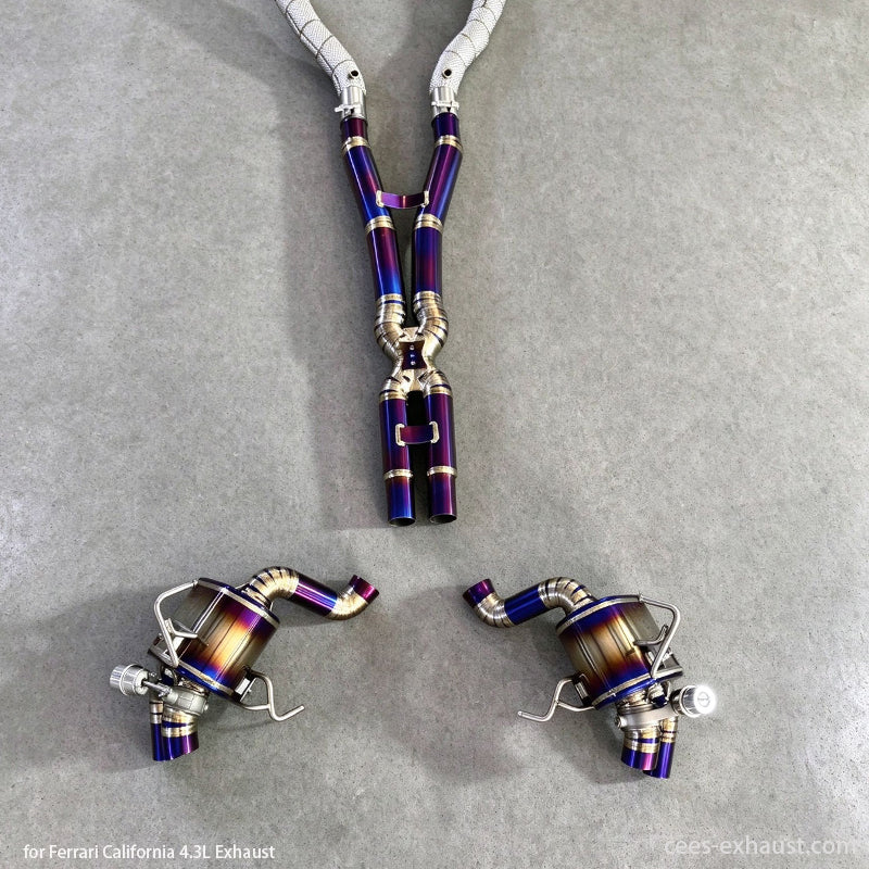 2010 ferrari california exhaust