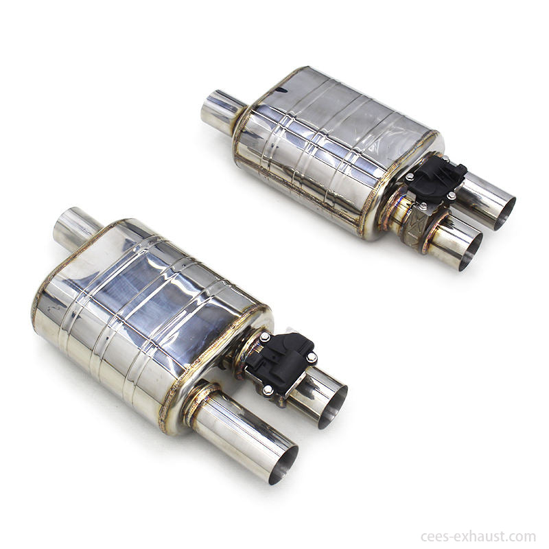 Universal Valved Muffler Kit Exhaust System