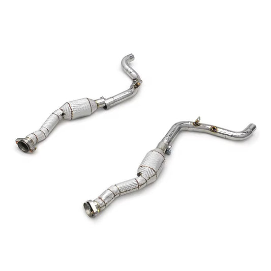 Exhaust System For Land Rover Range Rover Sport SVR Headers With Catalyst Test Pipe Converter High Flow Catted Exhaust Downpipe