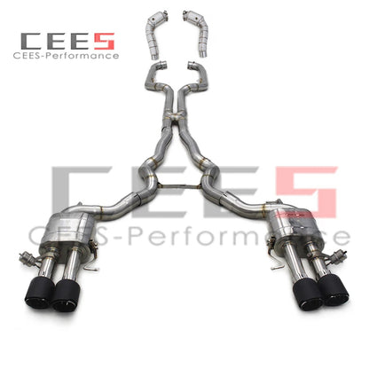 CEES Catback Exhaust for BMW M5 F10 4.4TT 2012-2016 Tuning Performance Exhaust Pipe Muffler Escape Car Exhaust System bmw f10 m5 exhaust upgrade bmw m5 f10 exhaust valve control