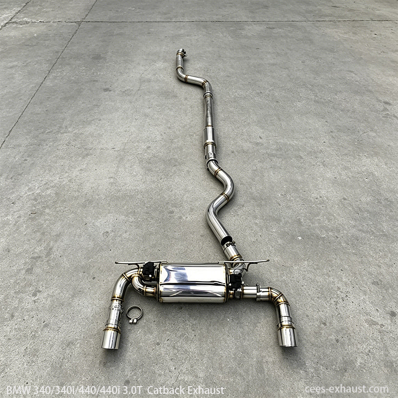 BMW 340i 440i F30 F32 F36 3.0T B58 Valved Sport Exhaust System (F chassis)