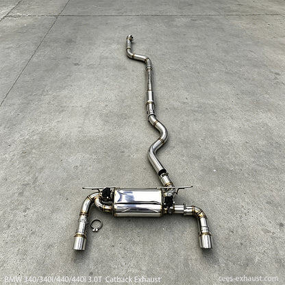 BMW 340i 440i F30 F32 F36 3.0T B58 Valved Sport Exhaust System (F chassis)