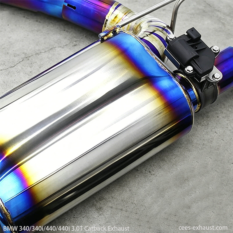 BMW 340i 440i F30 F32 F36 3.0T B58 Valved Sport Exhaust System (F chassis)
