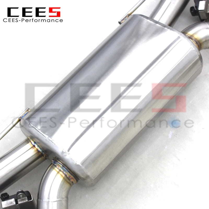 cees Stainless Steel Axle Back Exhaust Middle Pipes for BMW M550 M550i G30/N63 4.4TT 2017-2022 Racing Sport Exhaust System Assembly