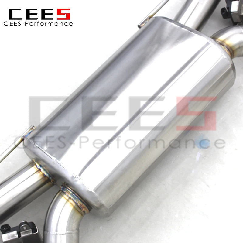 cees Stainless Steel Axle Back Exhaust Middle Pipes for BMW M550 M550i G30/N63 4.4TT 2017-2024 Racing Sport Exhaust System Assembly