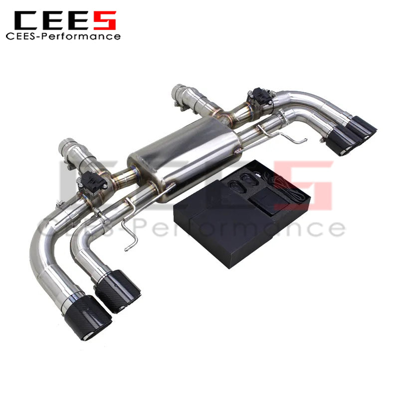 cees Stainless Steel Axle Back Exhaust Middle Pipes for BMW M550 M550i G30/N63 4.4TT 2017-2022 Racing Sport Exhaust System Assembly